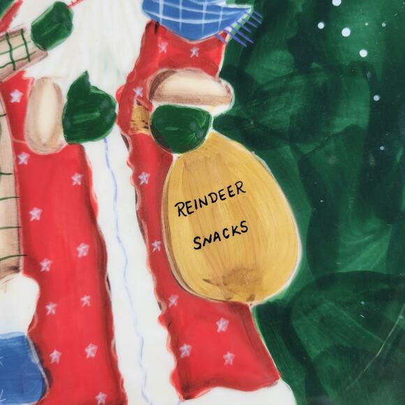 Noble Excellence Santa Mates Dinner‎ Plate 11" Christmas Holiday Retired New - Picture 4 of 10